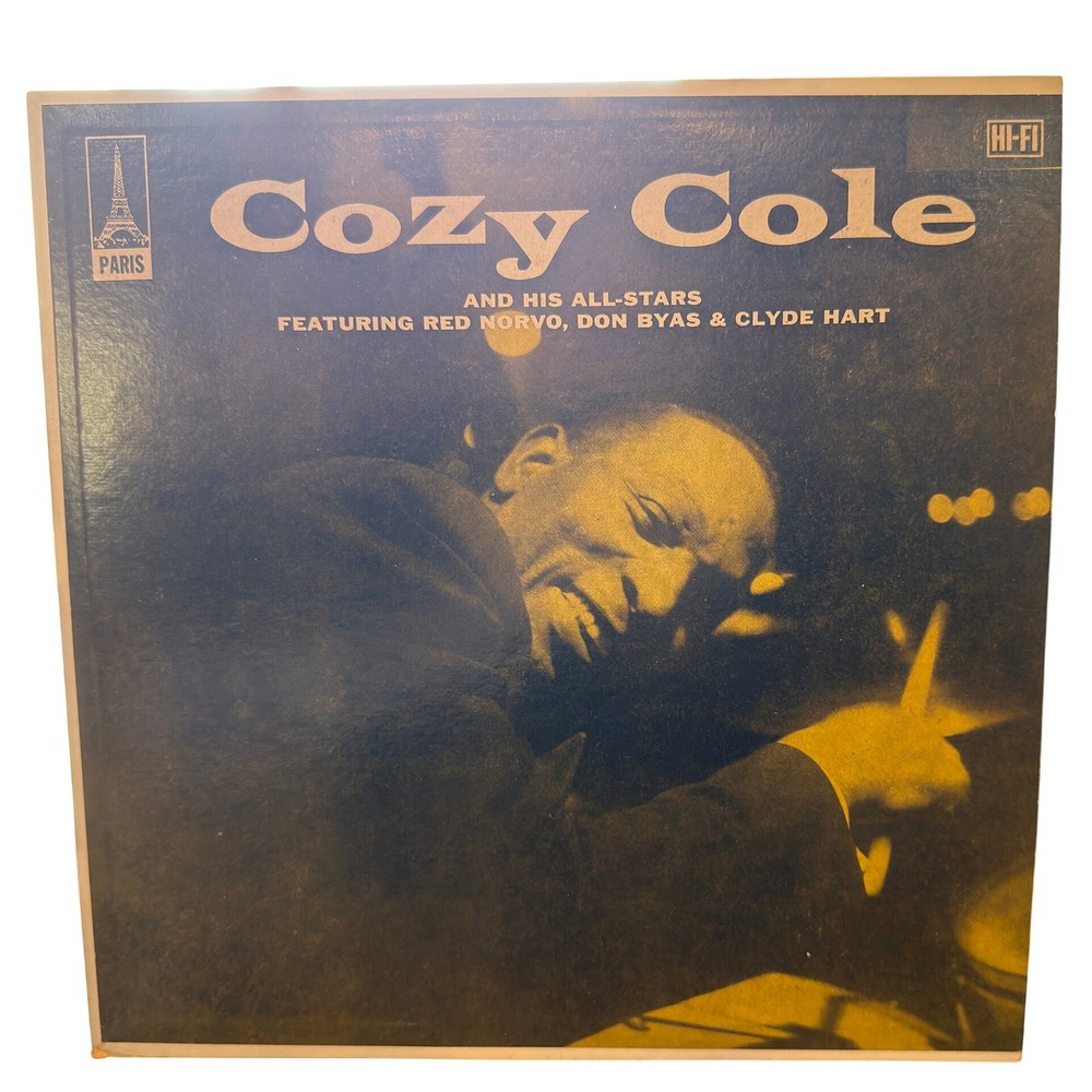 Cozy Cole and His All-Stars Red Norvo Don Byas Paris P-122 Vinyl LP 1958 Jazz